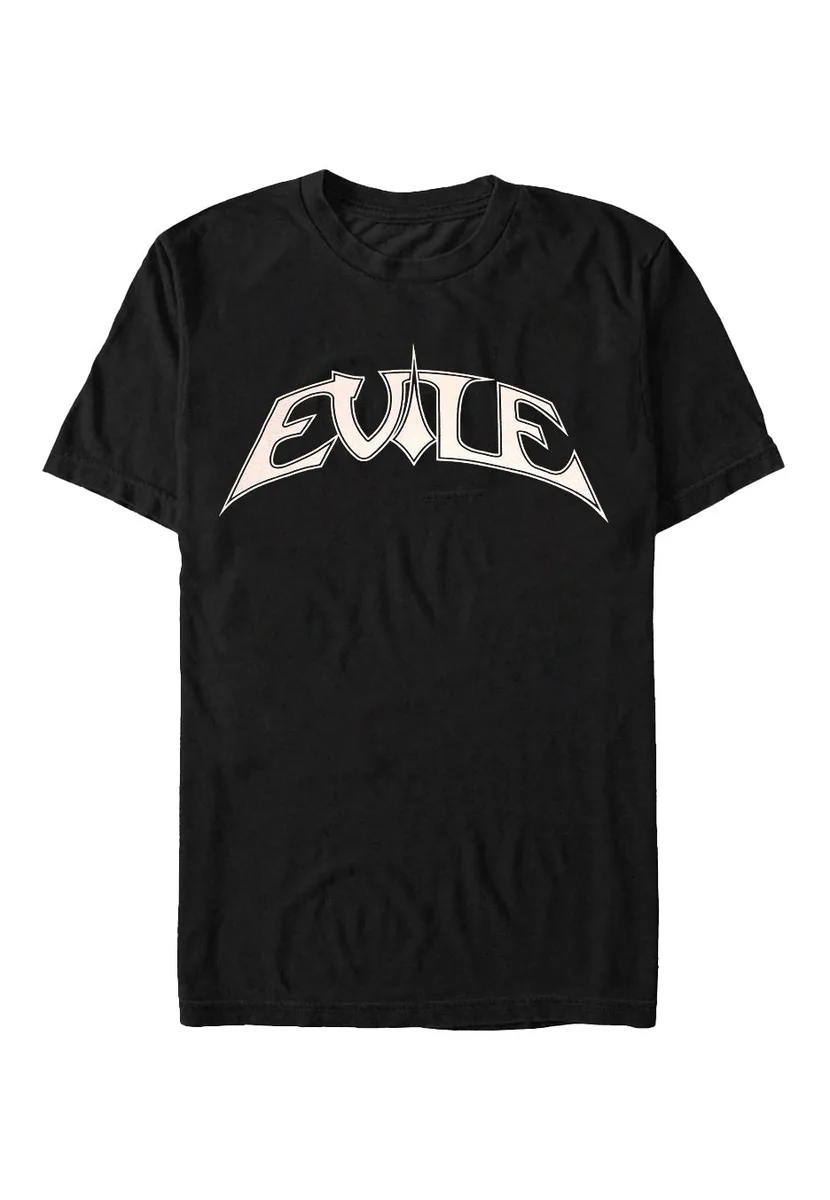 Evile Logo Black/White T-Shirt