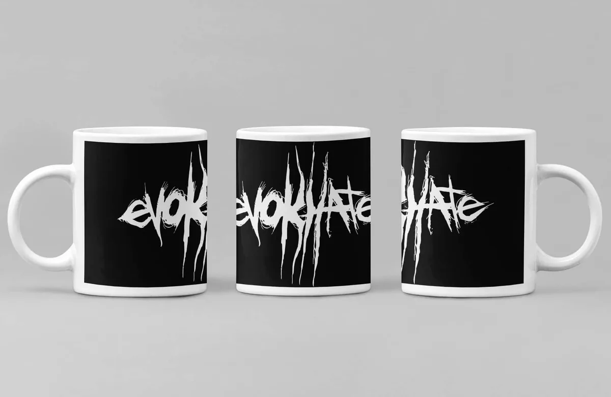 Evok' Hate Coffee Mug, Evok' Hate Logo Coffee Mug