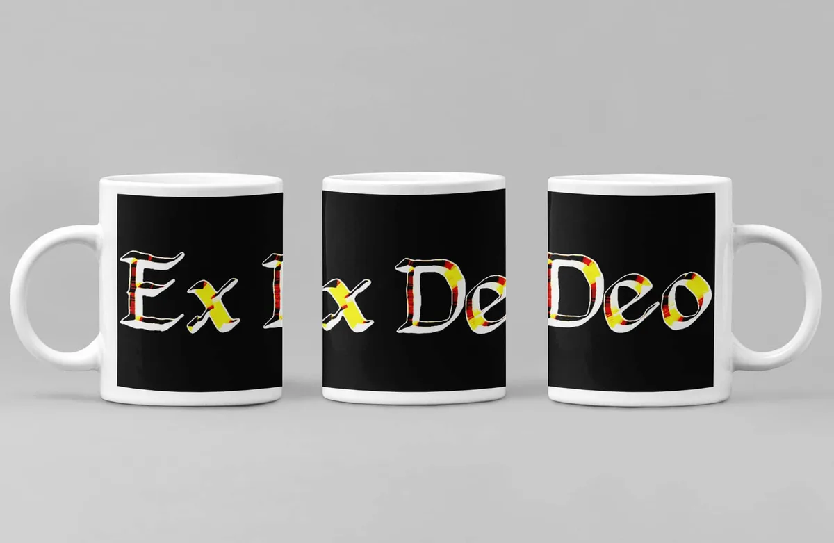 Ex Deo Coffee Mug, Ex Deo Logo Coffee Mug