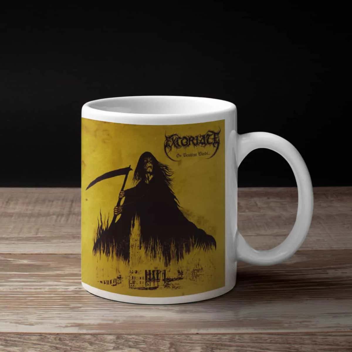 Excoriate Coffee Mug, Excoriate On Pestilent Winds Coffee Mug