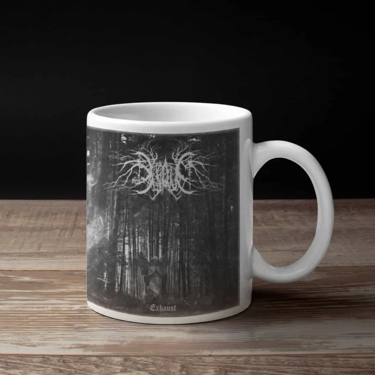 Exhaust Coffee Mug, Exhaust Artwork Coffee Mug