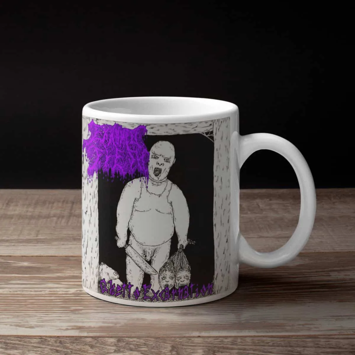Exhumed Flesh Band Coffee Mug, Exhumed Flesh Ghetto Excarnation Mug