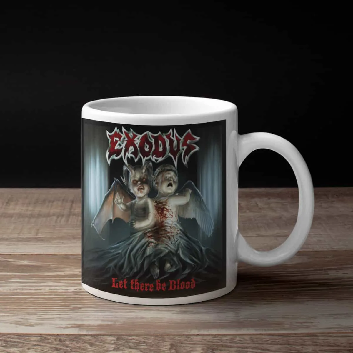 Exodus Coffee Mug, Exodus Let There Be Blood Coffee Mug