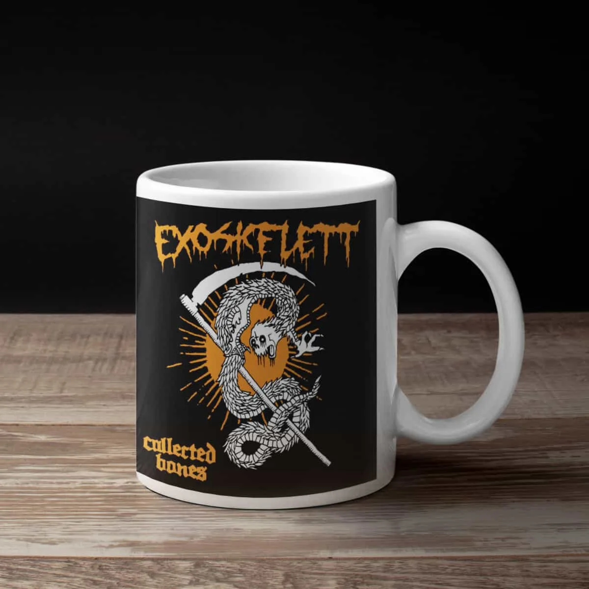 Exoskelett Coffee Mug, Exoskelett Collected Bones Coffee Mug
