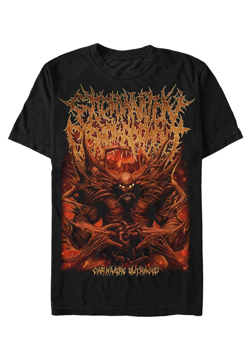 Extermination Dismemberment Carnivore Outraged T-Shirt