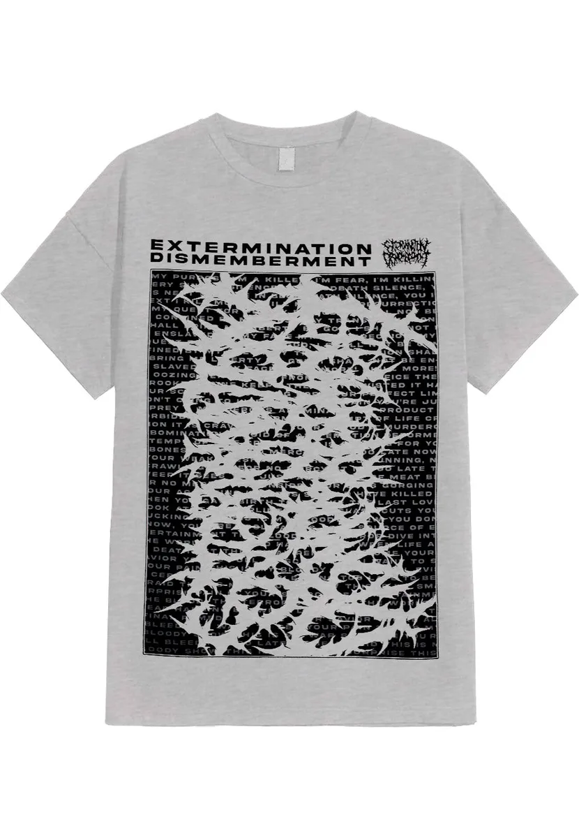 Extermination Dismemberment SBDM Sport Grey T-Shirt