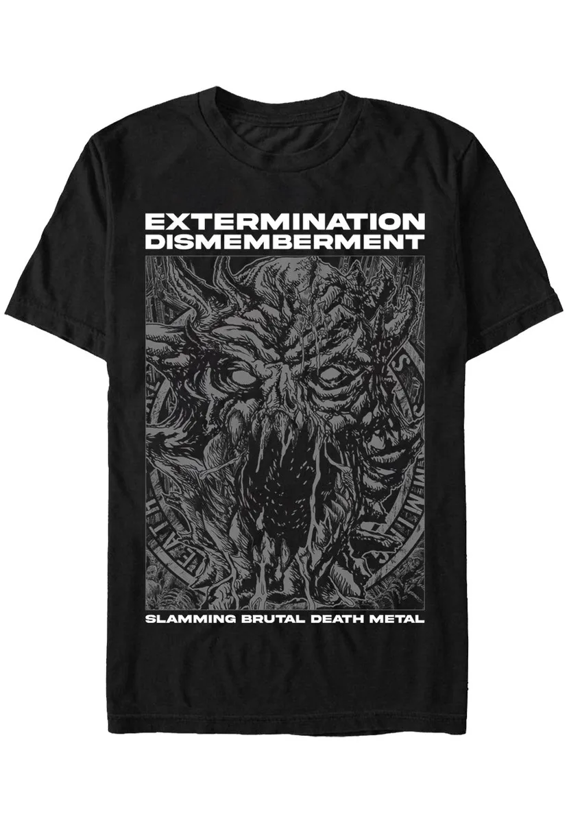 Extermination Dismemberment Slamming Brutal Death Metal T-Shirt