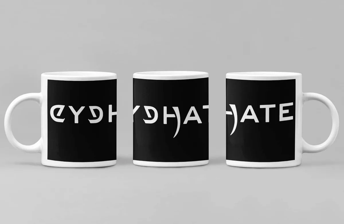 EyeHate Coffee Mug, EyeHate Logo Coffee Mug
