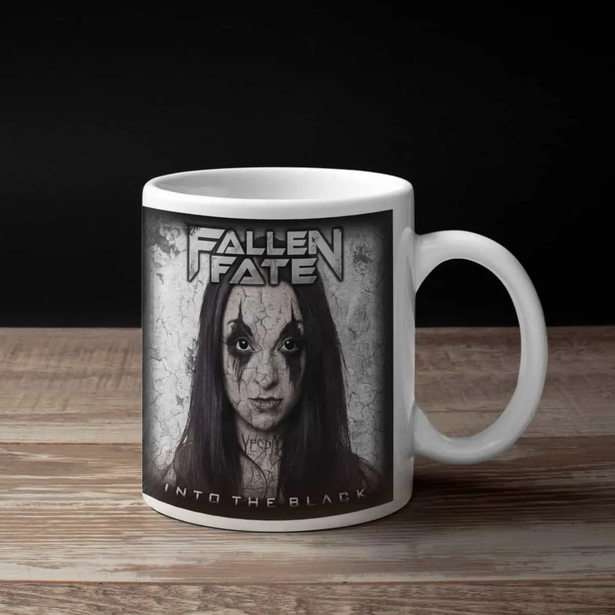 Fallen Fate Coffee Mug, Fallen Fate Into the Black Coffee Mug