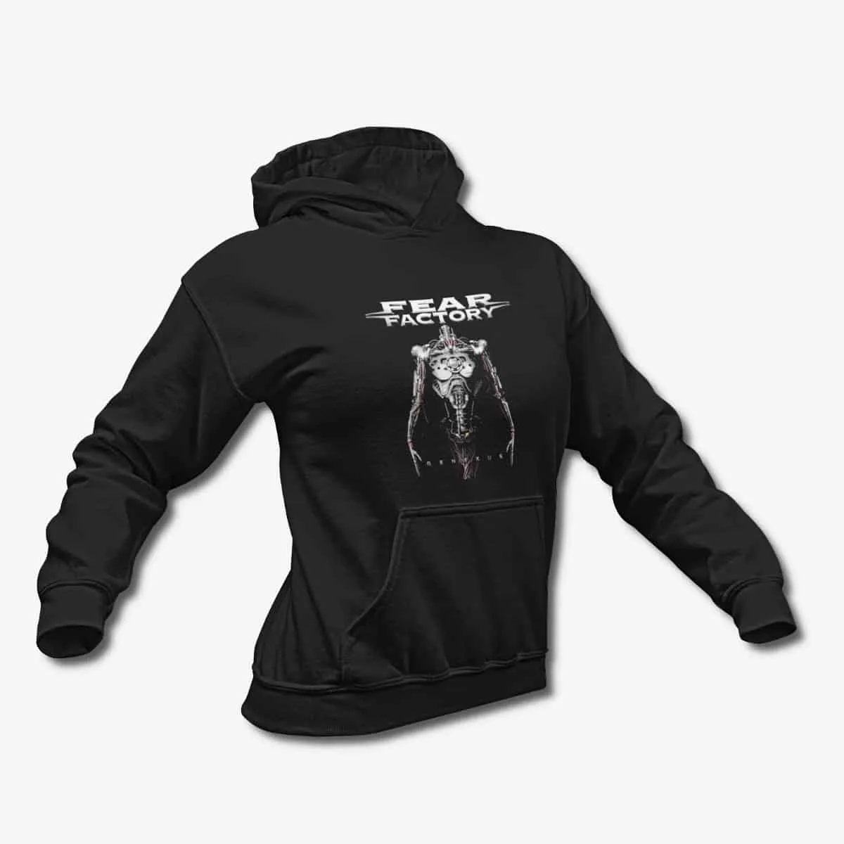 Fear Factory Hoodie, Fear Factory Genexus Black Hoodie, Death Metal Merchandise