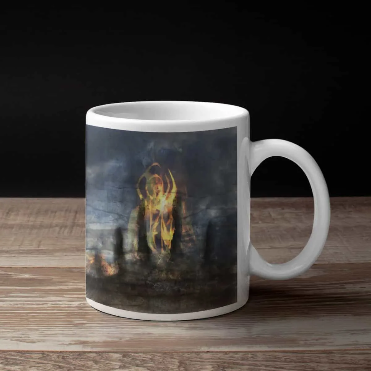 Fen Coffee Mug, Fen Carrion Skies Coffee Mug