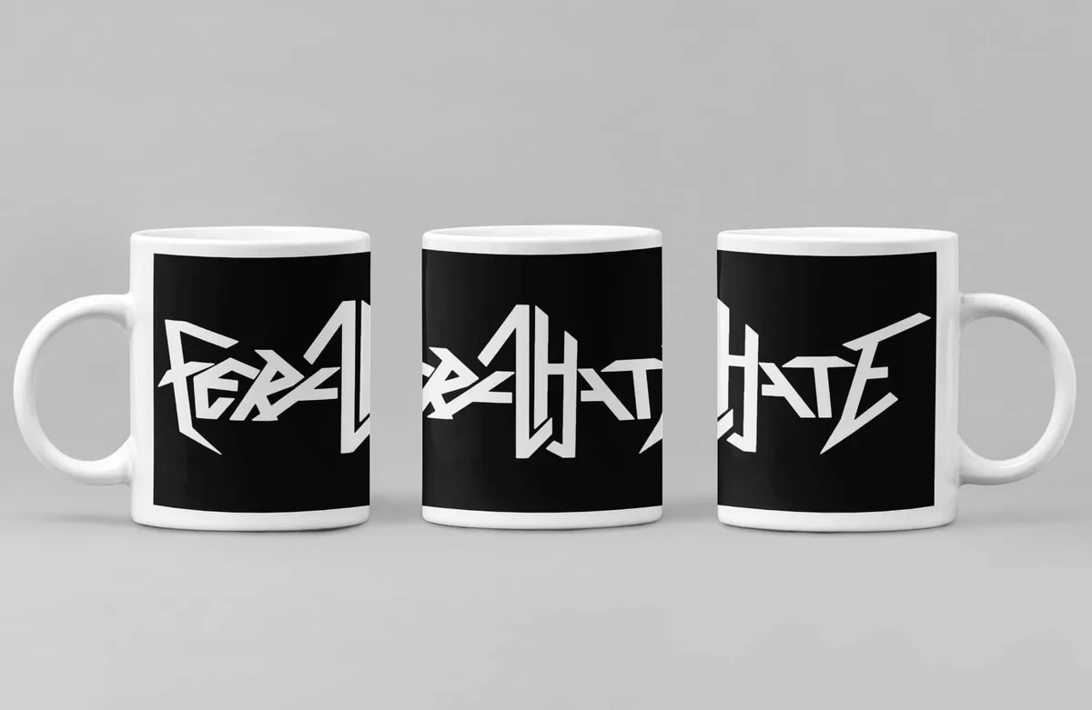 Feral Hate Coffee Mug, Feral Hate Logo Coffee Mug