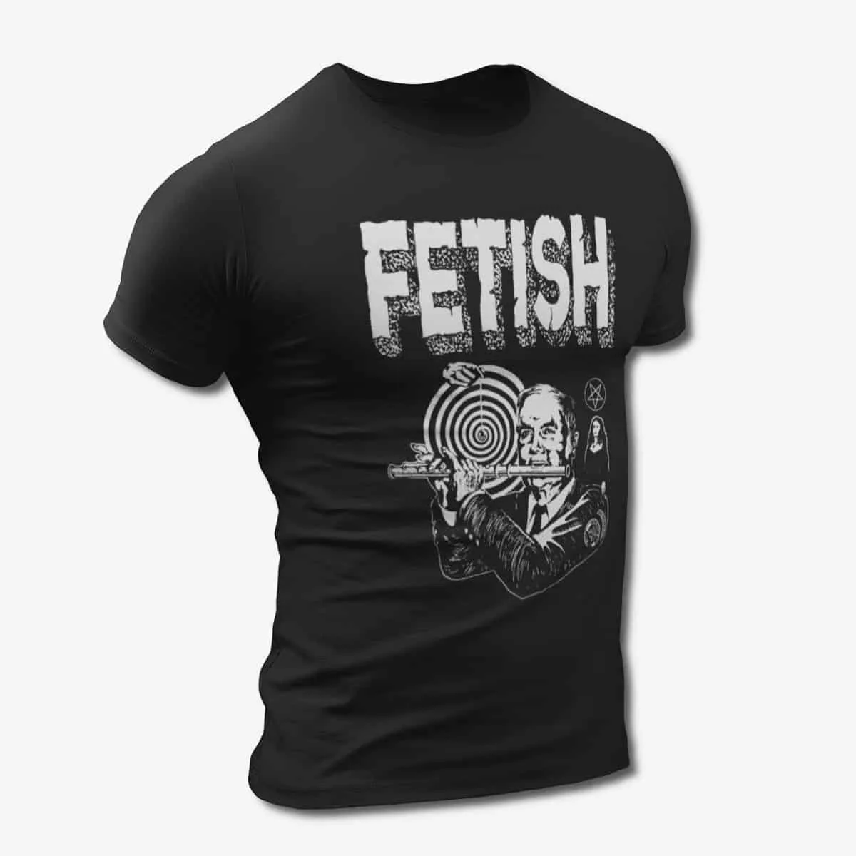 Fetish T-Shirt, Fetish Band Black T-Shirt, Hardcore Punk Merchandise