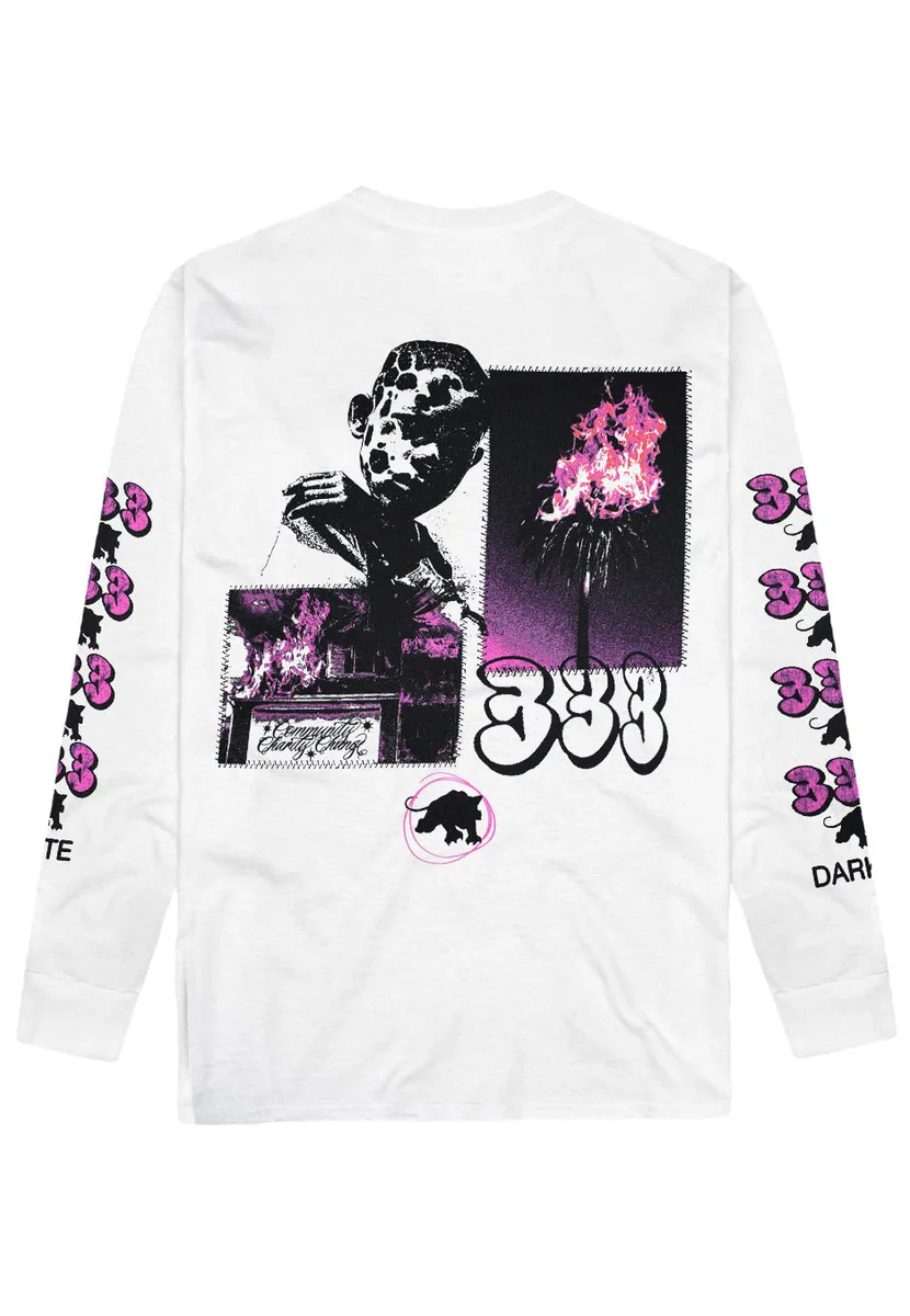 Fever 333 Community Charly Chang White - Longlseeve Long Sleeve