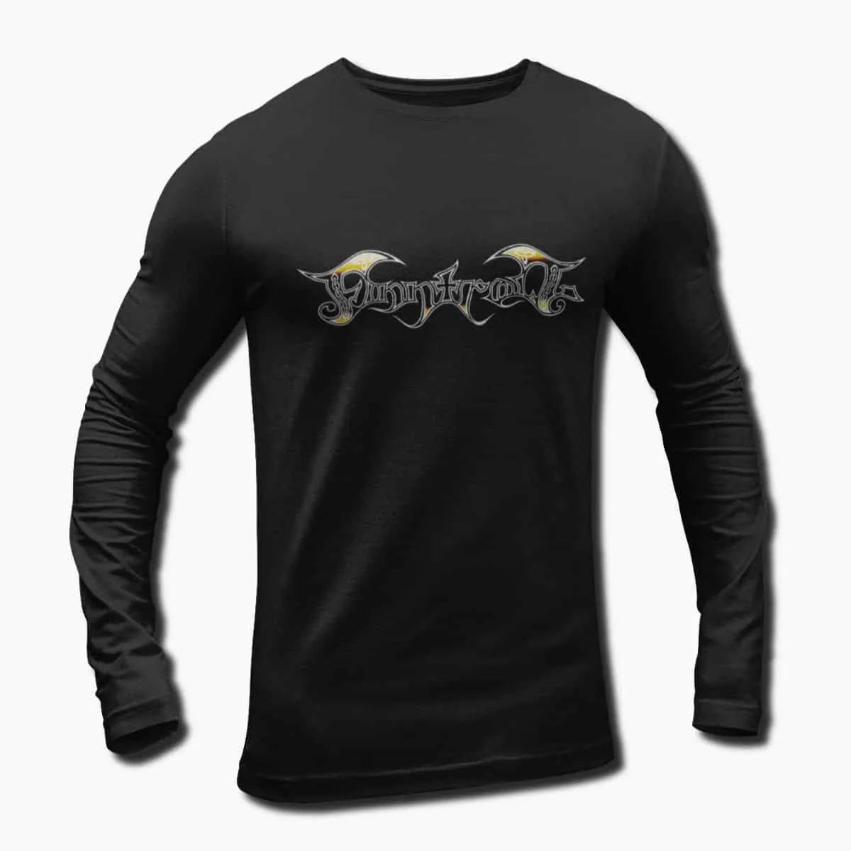 Finntroll Band Long Sleeve T-Shirt, Finntroll Logo Longsleeve T-Shirt, Blackened Folk Metal Merch