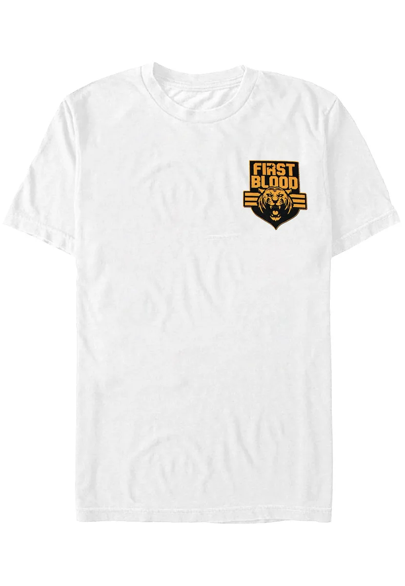 First Blood Hold On Tight White T-Shirt
