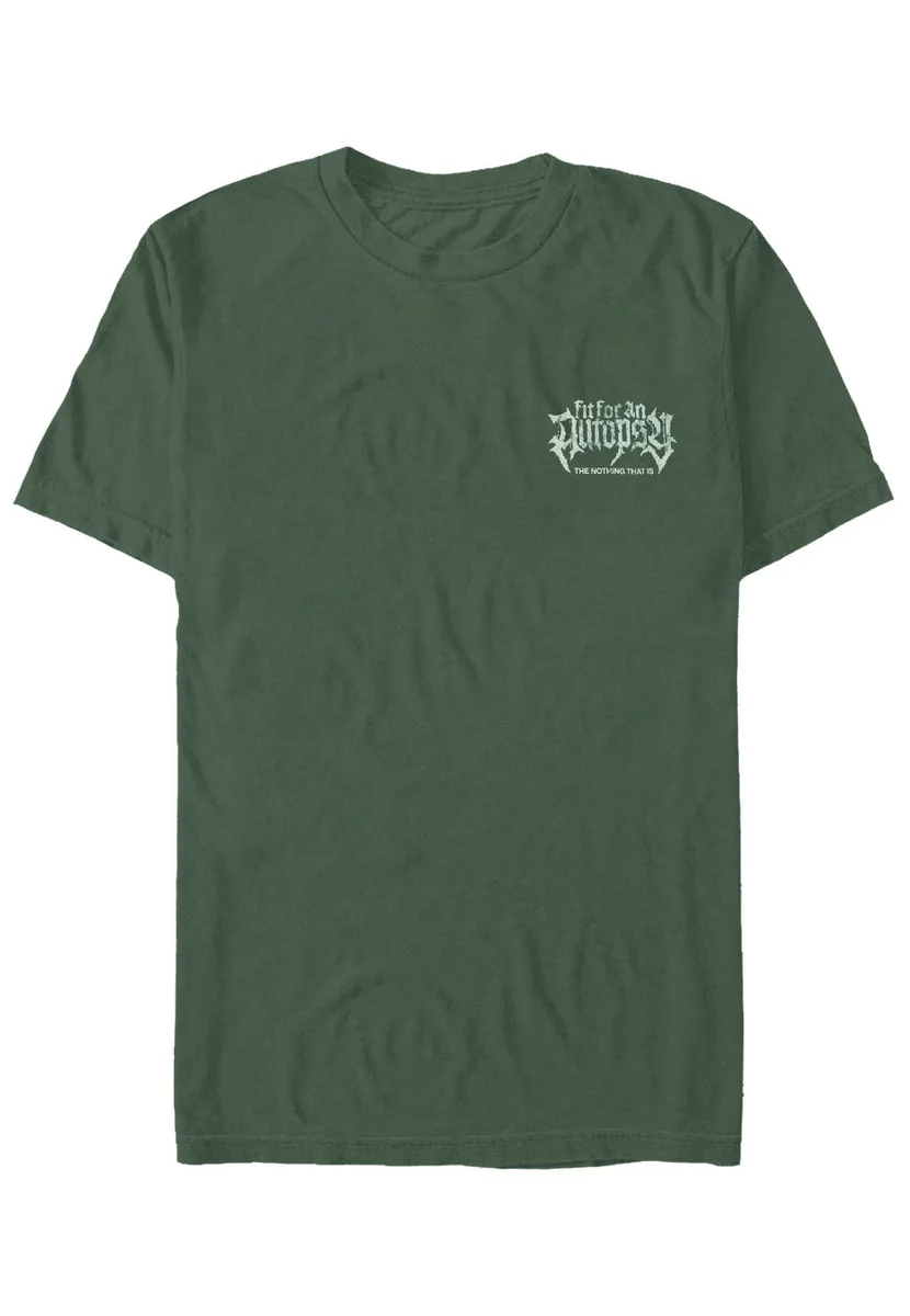 Fit For An Autopsy Hostage Military Green T-Shirt