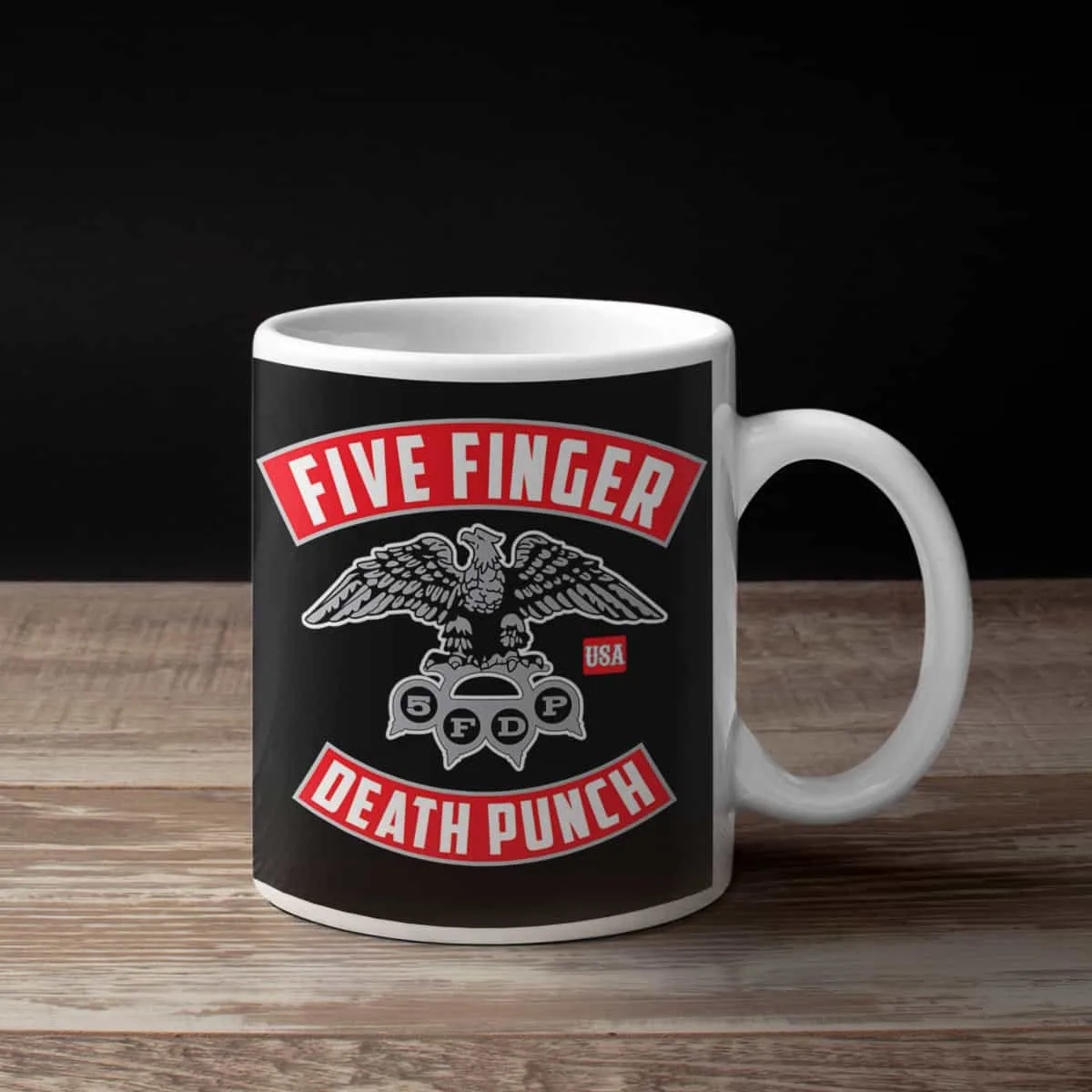 Five Finger Coffee Mug, Five Finger Death Punch Coffee Mug