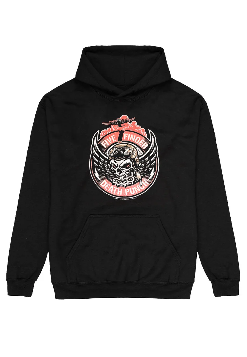 Five Finger Death Punch Bomber Patch Hoodie