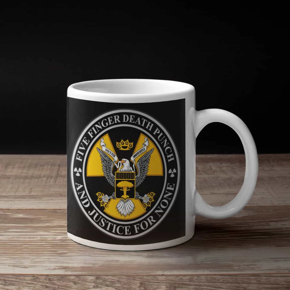 Five Finger Death Punch Coffee Mug, Five Finger Death Punch 5FDP Artwork Coffee Mug