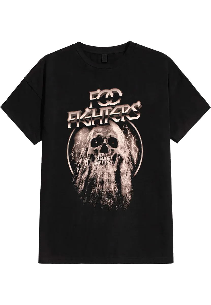 Foo Fighters Bearded Skull T-Shirt