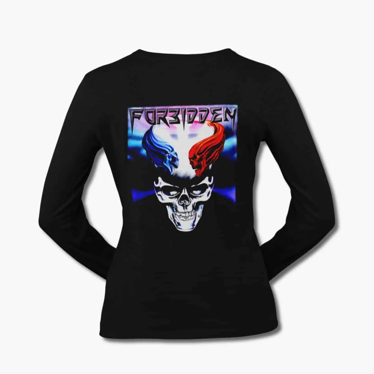 Forbidden Band Long Sleeve T-Shirt, Forbidden Omega Wave Black Longsleeve T-Shirt, Thrash Metal Merchandise