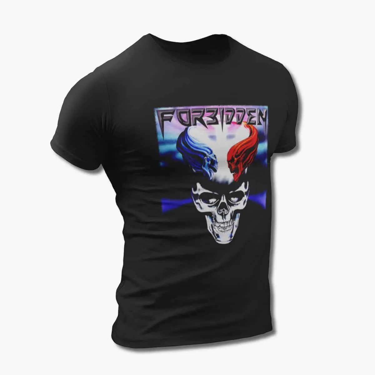 Forbidden Band T-Shirt, Forbidden Omega Wave Black T-Shirt, Thrash Metal Merchandise