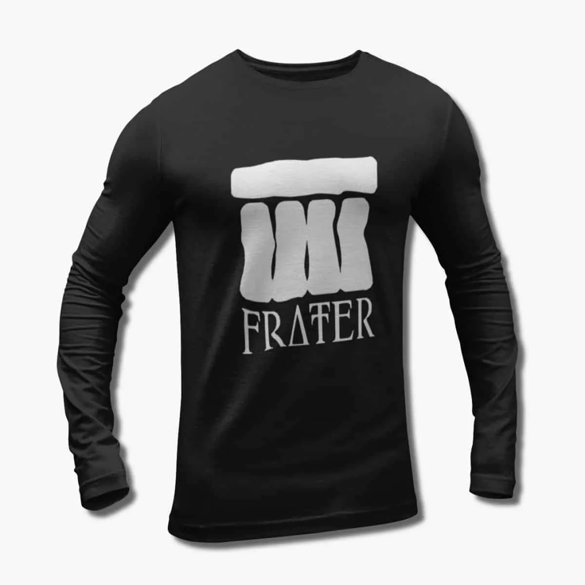 Frater Band Long Sleeve T-Shirt, Frater Logo Black Longsleeve T-Shirt, Groove Metal Merchandise