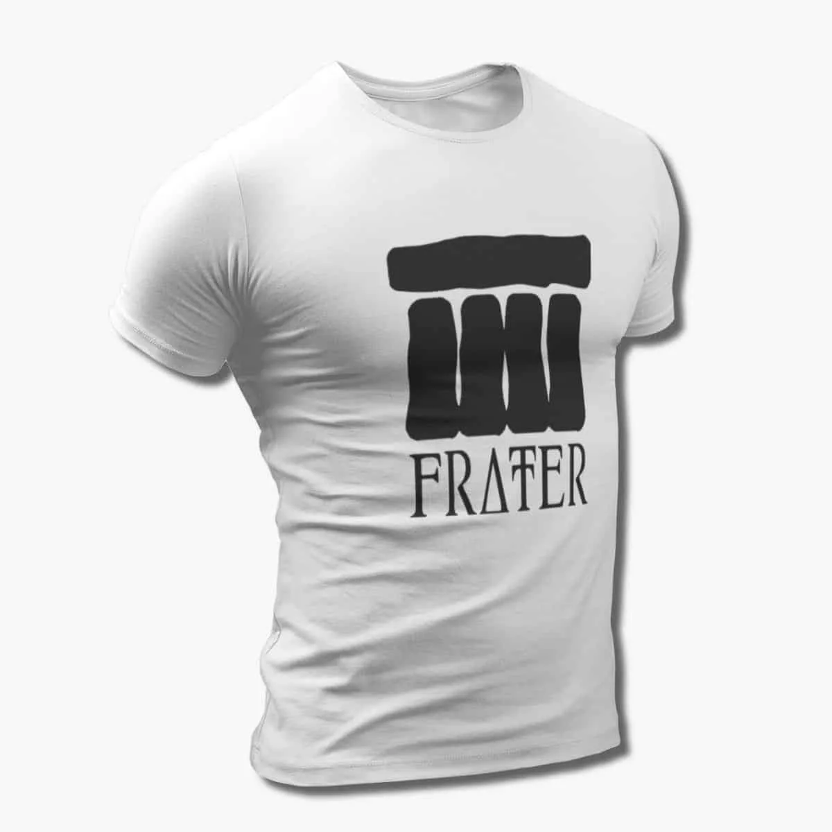 Frater Band T-Shirt, Frater Logo White T-Shirt, Groove Metal Merchandise