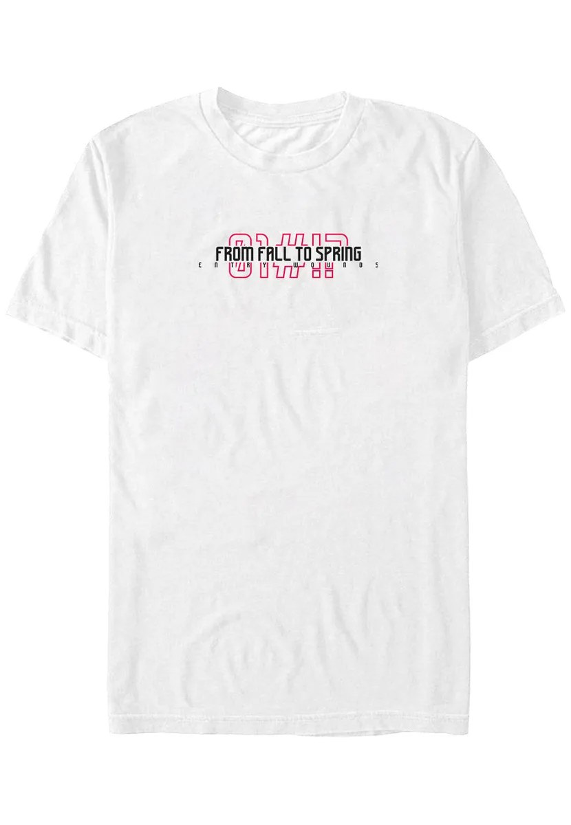 From Fall To Spring Entry Wounds White T-Shirt