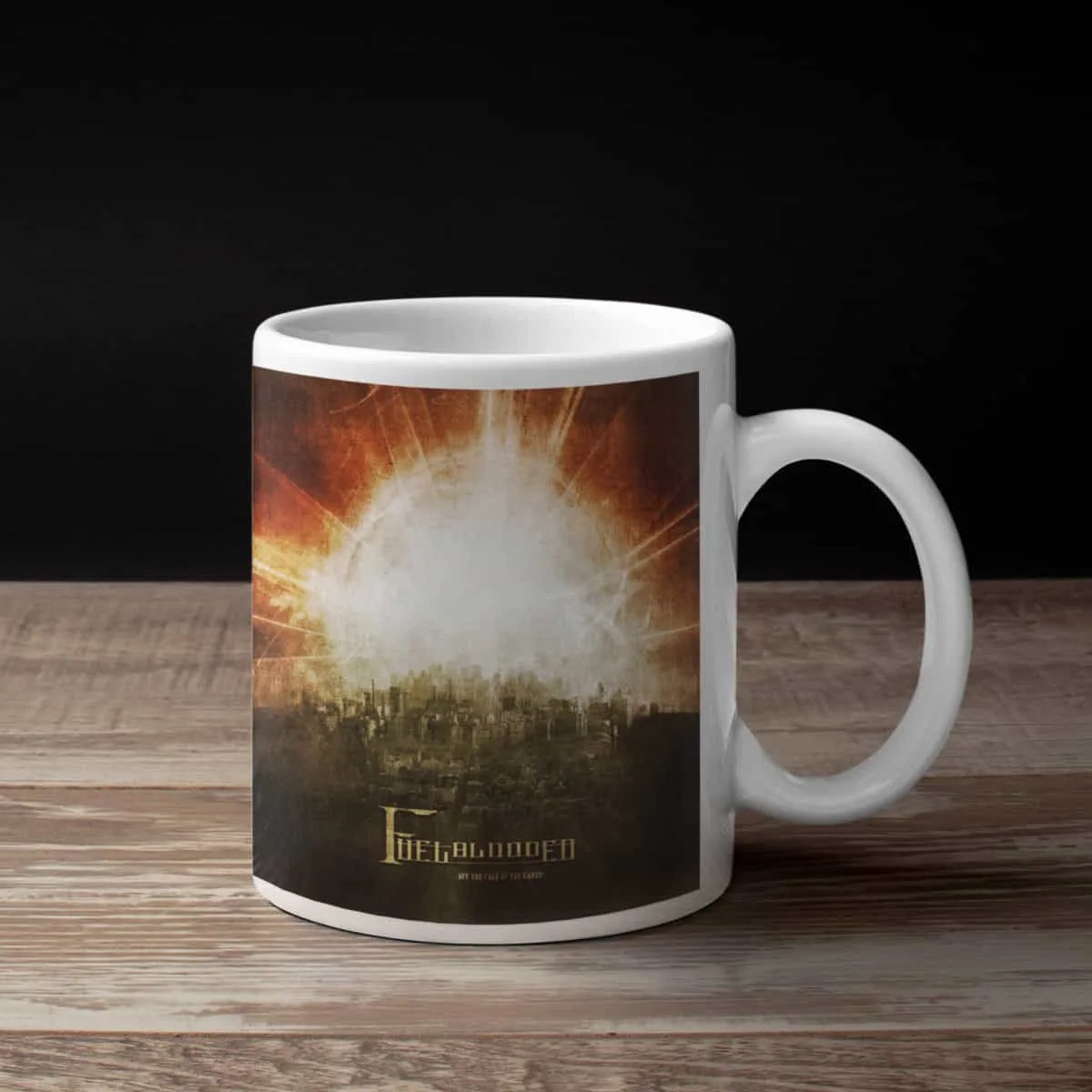 Fuelblooded Coffee Mug, Fuelblooded Off The Face Of The Earth Coffee Mug