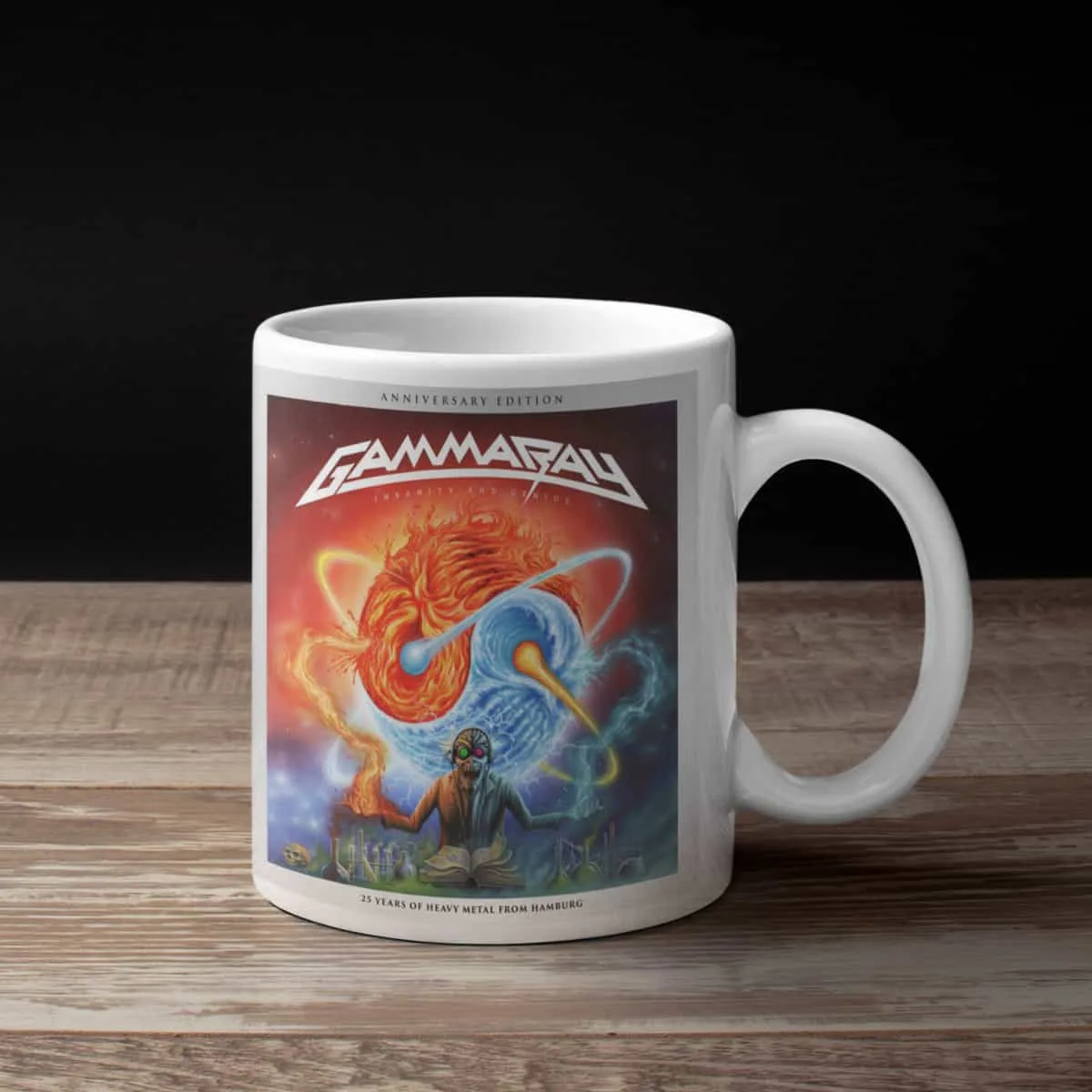 Gamma Ray Coffee Mug, Gamma Ray Insanity And Genius Coffee Mug