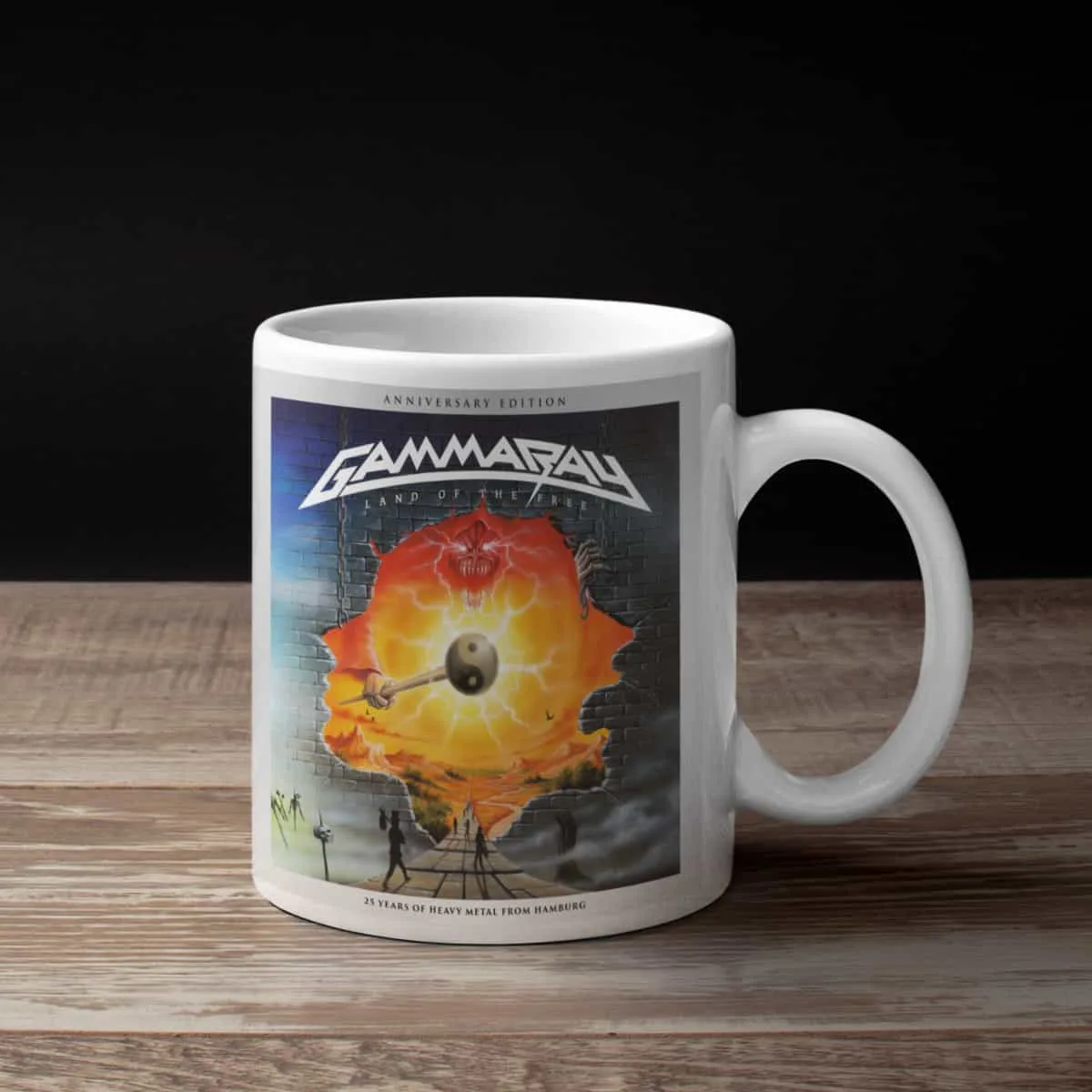 Gamma Ray Coffee Mug, Gamma Ray Land of The Free Coffee Mug