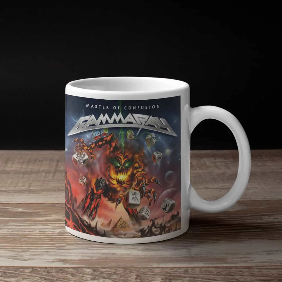 Gamma Ray Coffee Mug, Gamma Ray Masters of Confusion Coffee Mug