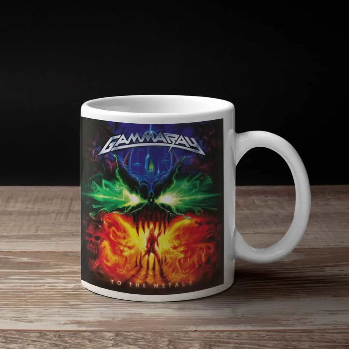 Gamma Ray Coffee Mug, Gamma Ray To The Metal 2010 Coffee Mug