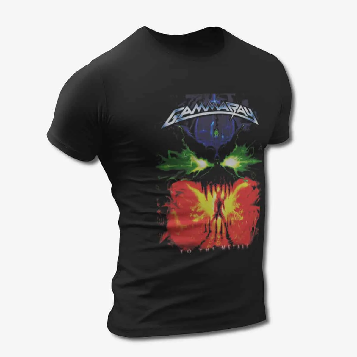 Gammaray T-Shirt, Gammaray To The Metal Black T-Shirt, Power Metal Merchandise