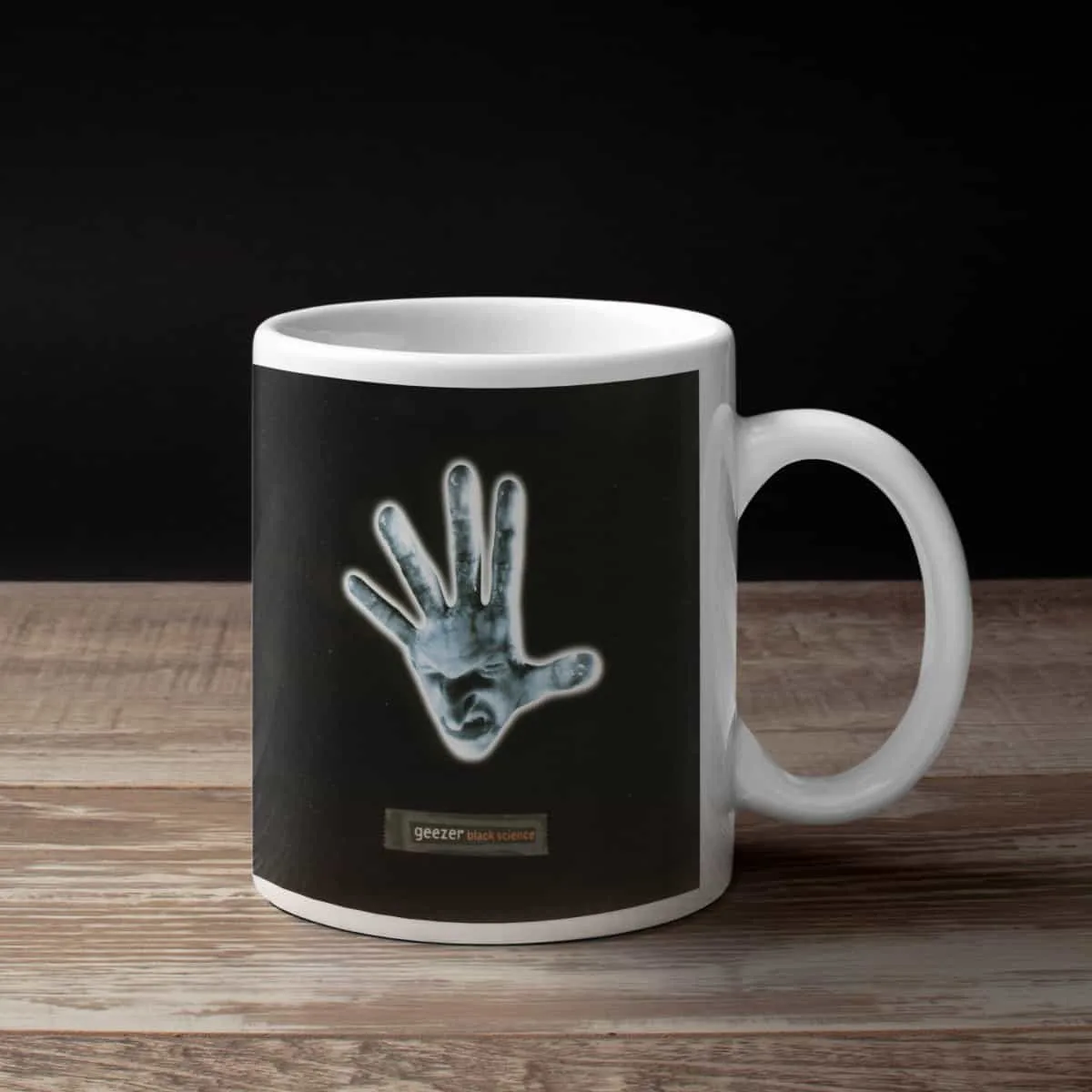 Geezer Coffee Mug, Geezer Black Science Coffee Mug