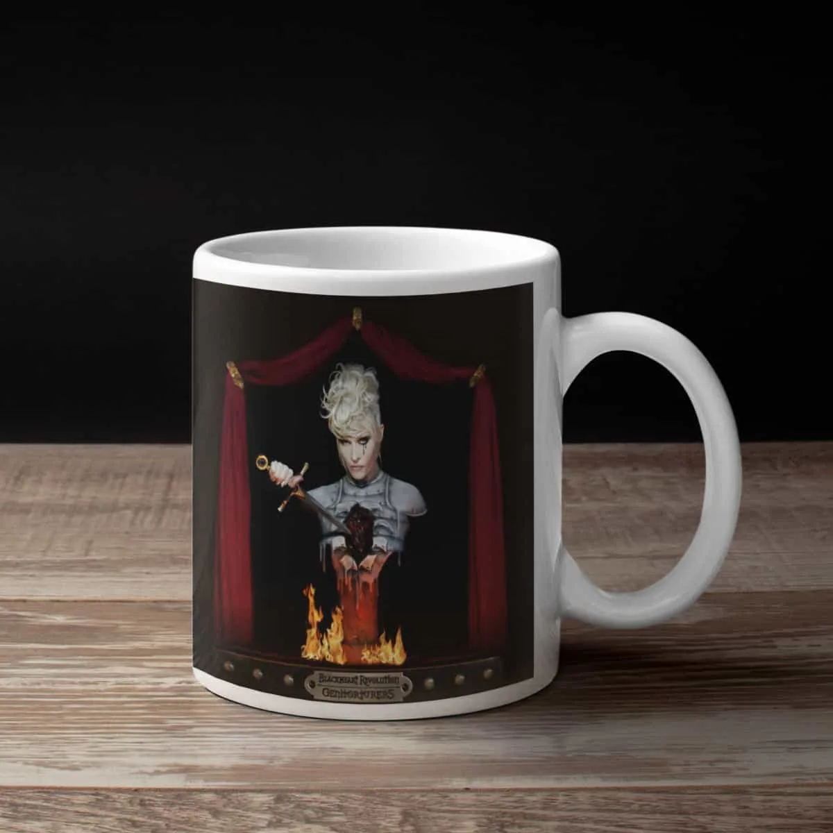 Genitorturers Coffee Mug, Genitorturers Blackheart Revolution Coffee Mug