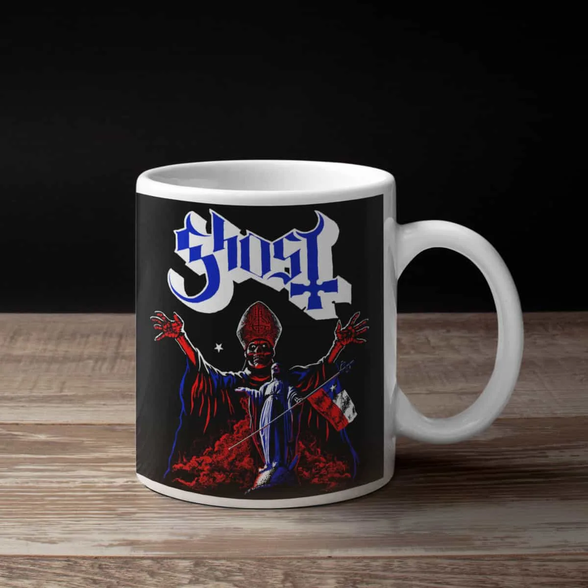 Ghost Coffee Mug, Ghost Ghost in Chile Coffee Mug