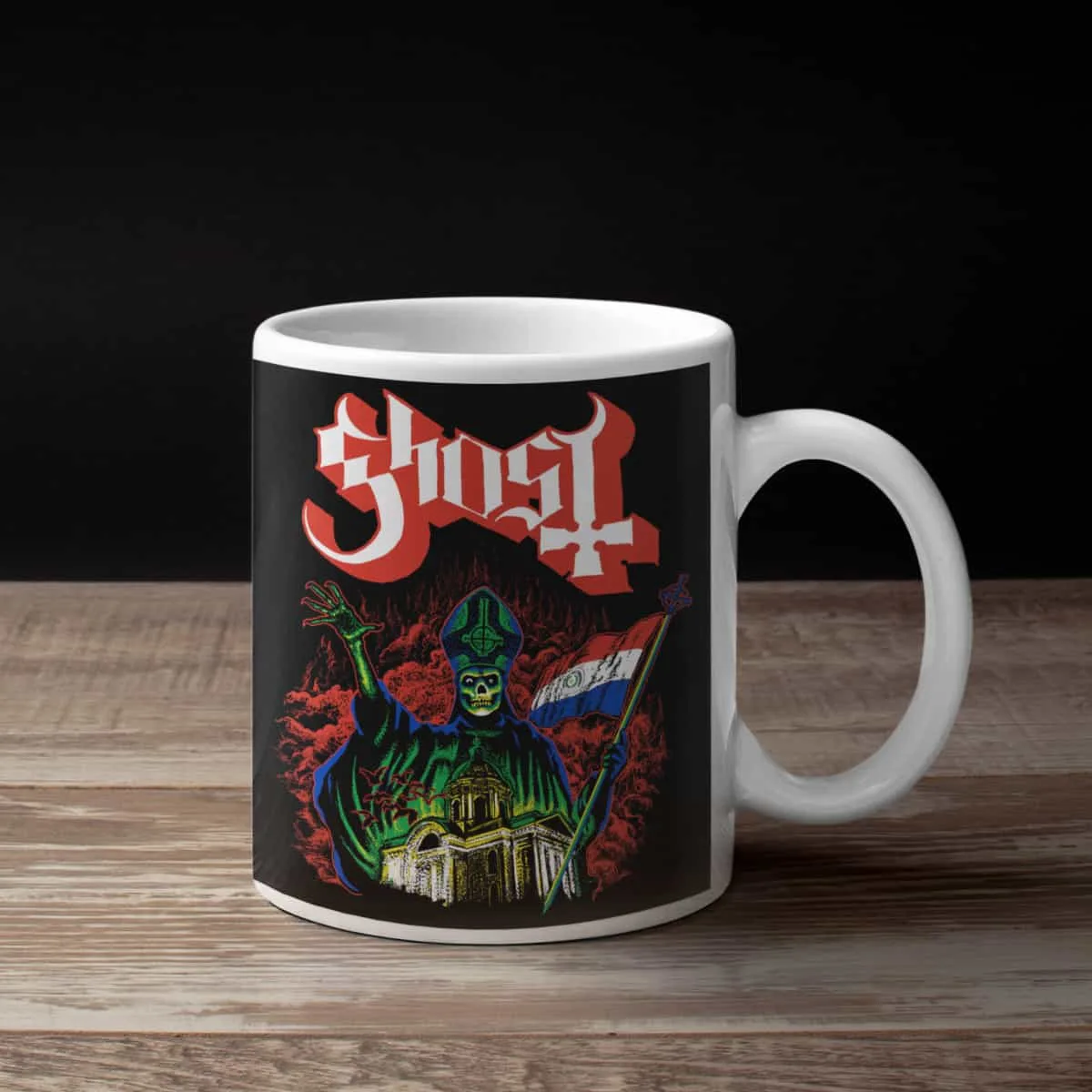Ghost Coffee Mug, Ghost Ghost in Paraguay Coffee Mug