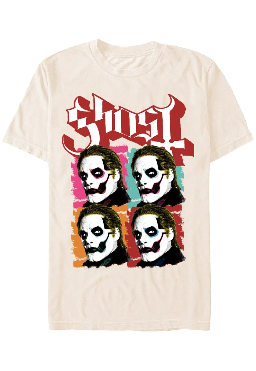 Ghost Pop Art Papa Off White T-Shirt