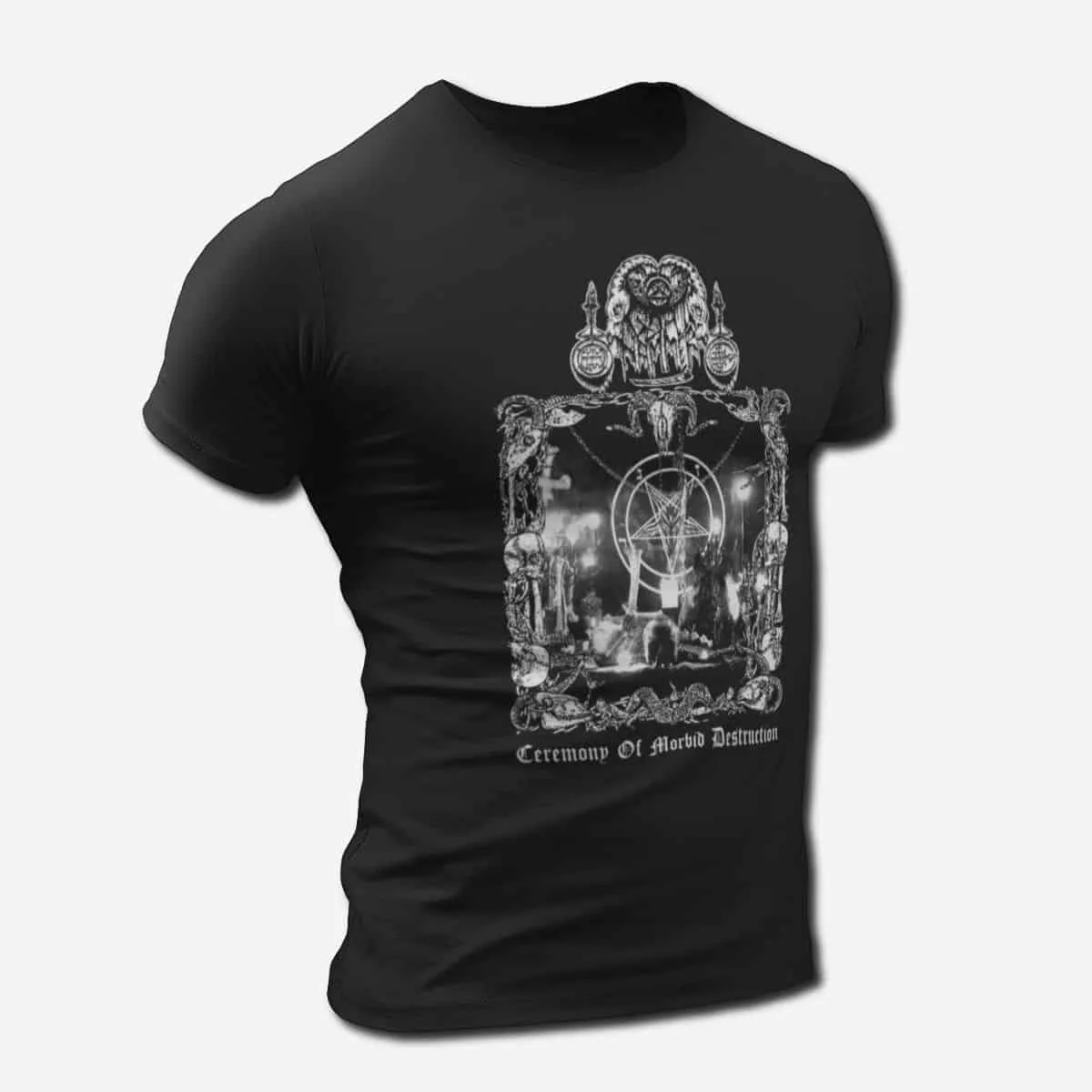 Goathammer Ceremony of Morbid Destruction T-Shirt, Death Metal Merch
