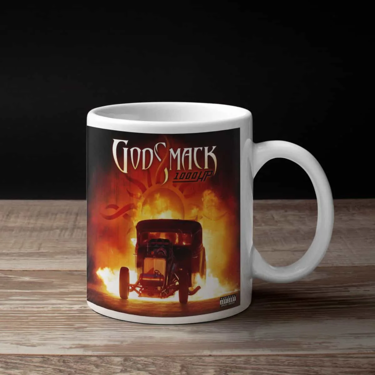 Godsmack Coffee Mug, Godsmack 1000hp Coffee Mug