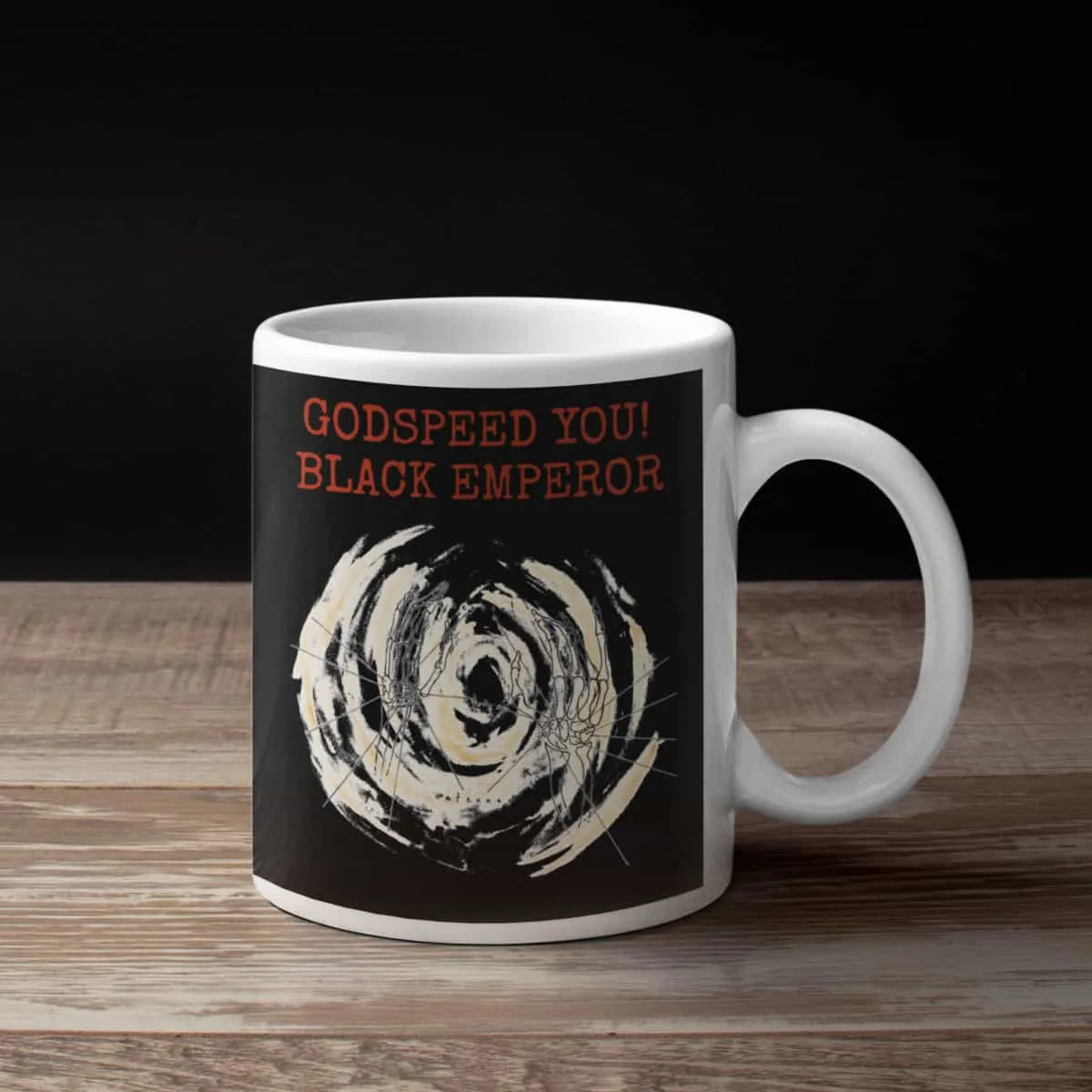 Godspeed You! Black Emperor Coffee Mug, Godspeed You! Black Emperor Lift Your Skinny Fists Coffee Mug