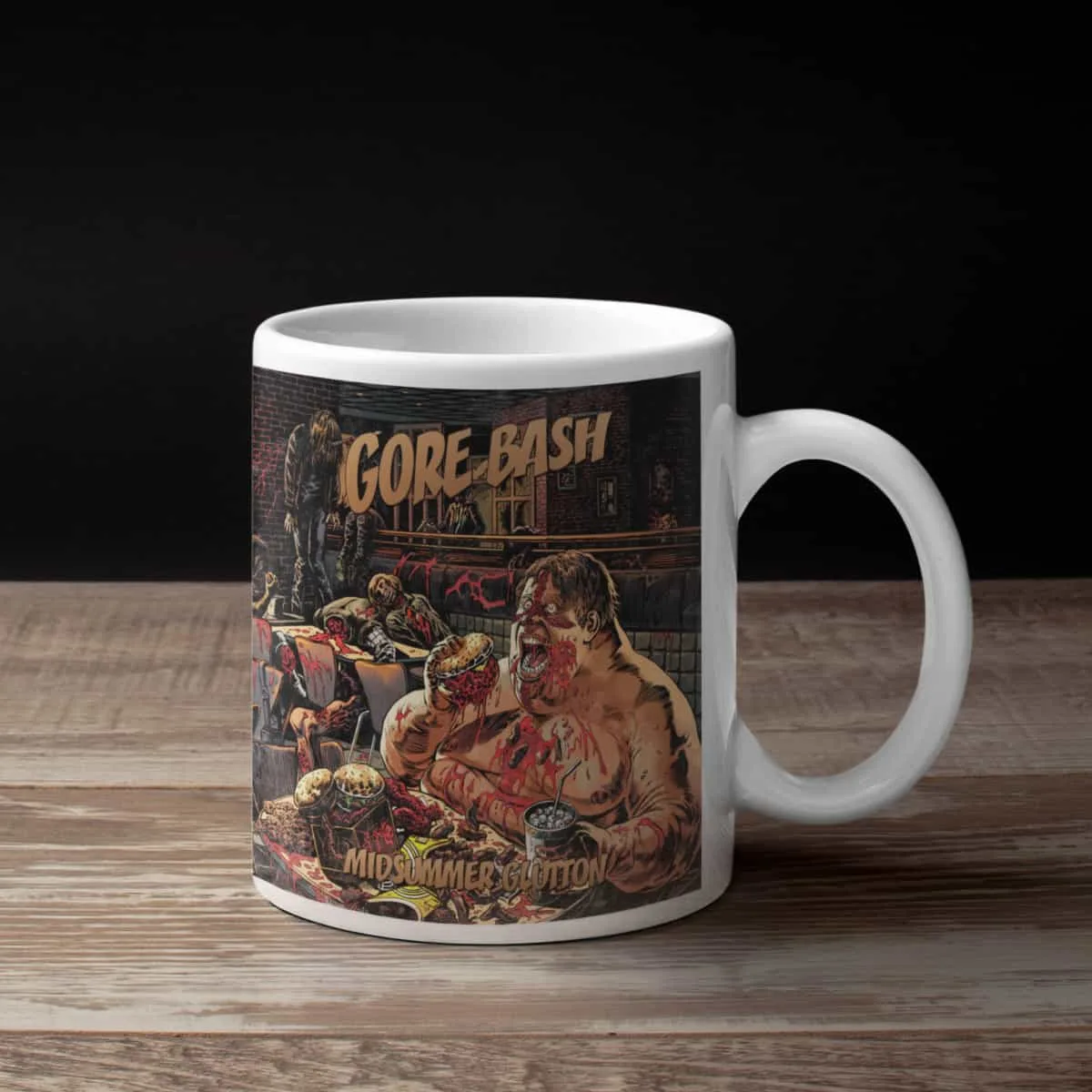 Gore Bash Coffee Mug, Gore Bash Midsummer Glutton Coffee Mug