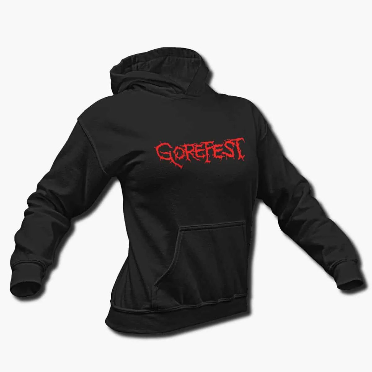 Gorefest Band Hoodie, Gorefest Logo Hooded Sweatshirt, Death Metal Merch