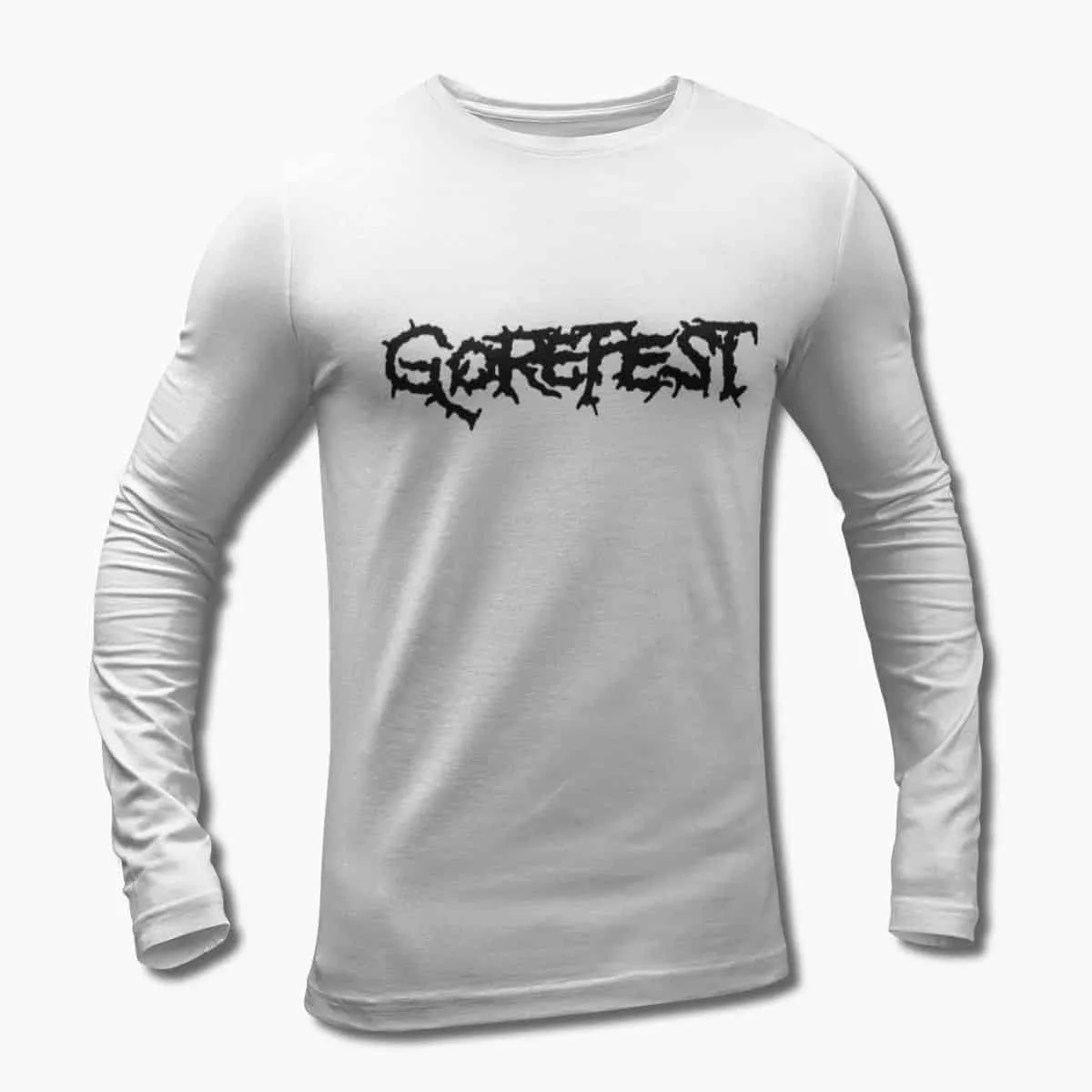 Gorefest Band Long Sleeve T-Shirt, Gorefest Logo Longsleeve T-Shirt, Death Metal Merch