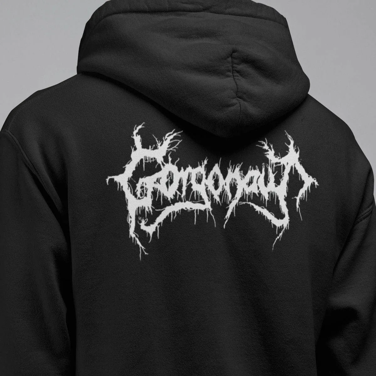Gorgonaut Band Hoodie, Gorgonaut Logo Artwork Hooded Sweatshirt, Death Metal Merch