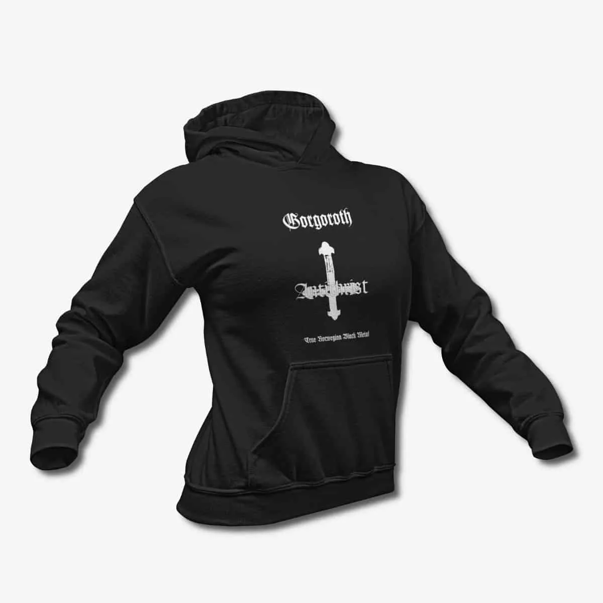 Gorgoroth Hoodie, Gorgoroth Antichrist Black Hoodie, Black Metal Merchandise