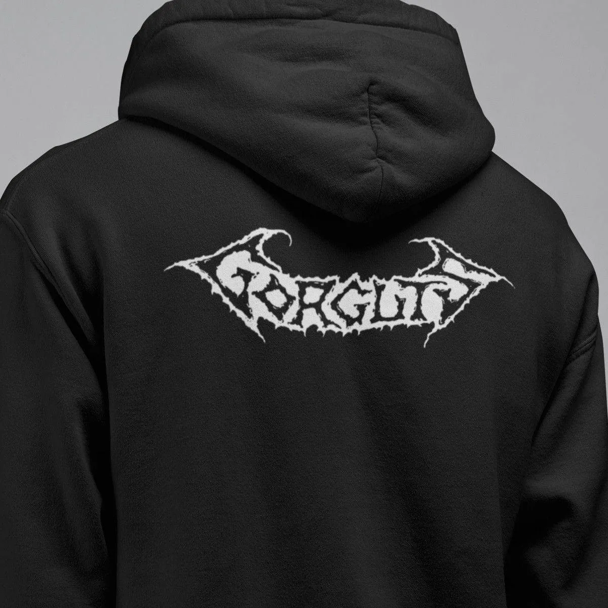 Gorguts Band Hoodie, Gorguts Old Logo Hooded Sweatshirt, Death Metal Merch